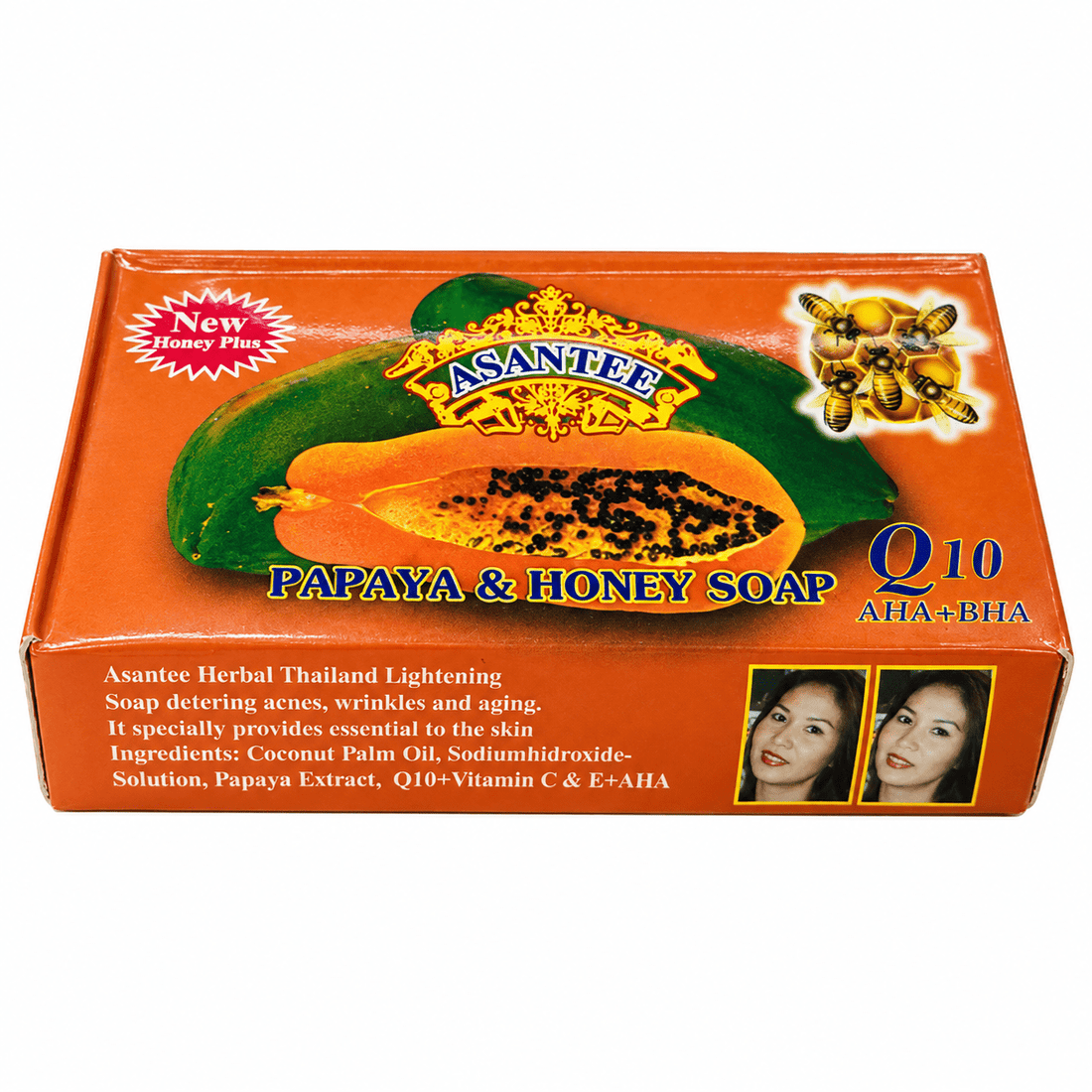 Papaya and honey soap bar