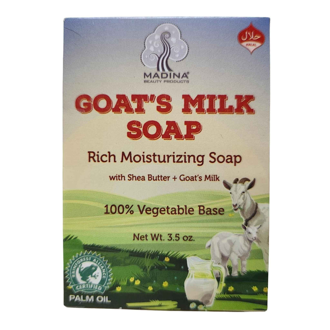 Goat milk soap bar for dry skin