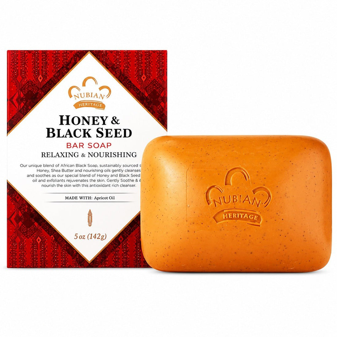Nubian Heritage honey and black seed soap