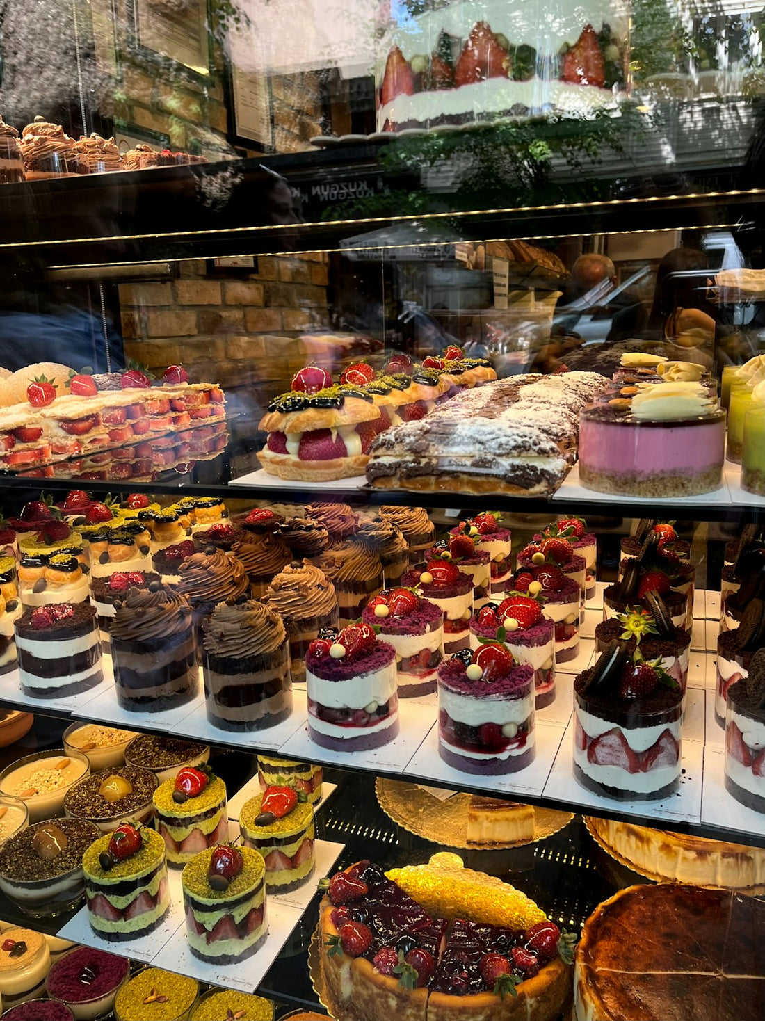 Coffee and pastries at a Black-owned cafe in Houston