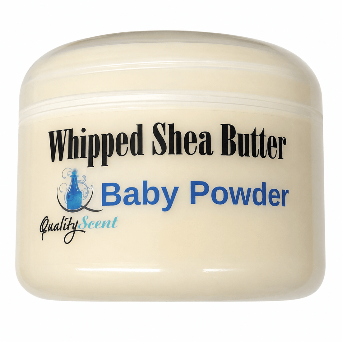 Whipped shea butter cream baby powder scent