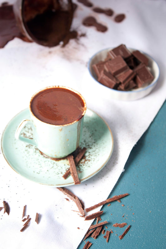 Mug of chocolate malt drink