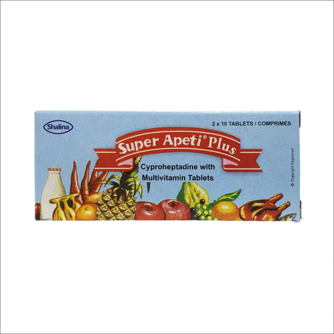 Super Apeti Plus Tablet (20 TABLETS) - Health and Cosmetics