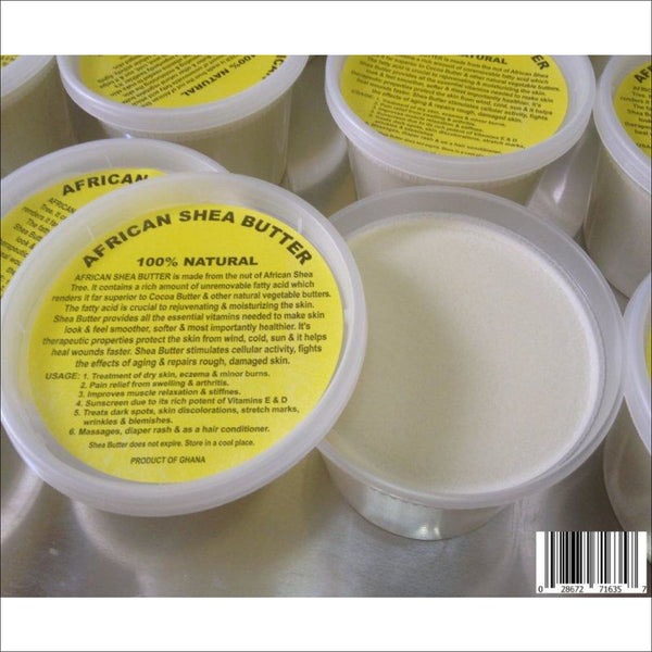 African 100 % Natural Shea Butter 16 oz - White