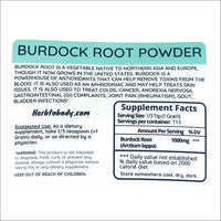 Burdock Root Powder - 4 oz. - Yado African & Caribbean Market
