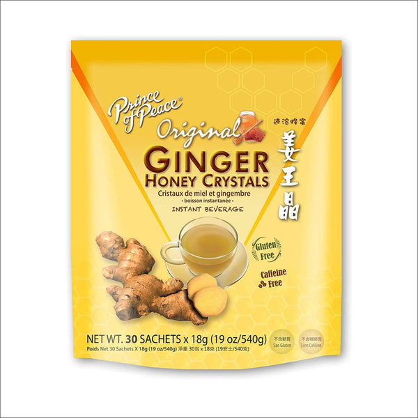 Ginger Honey Crystals, 30 Sachets - Yado African & Caribbean Market