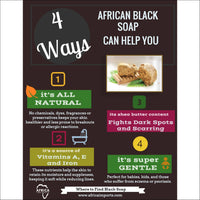 West African Black Soap Paste: 16 oz. - Yado African & Caribbean Market